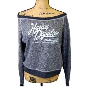 Harley cropped sweatshirt